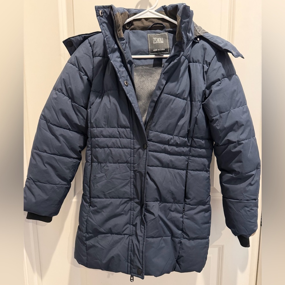 ZSHOW Navy Puffer Jacket